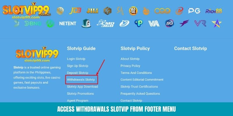 Complete Guide How To Withdrawals Slotvip For New Players Access Withdrawals Slotvip from footer menu
