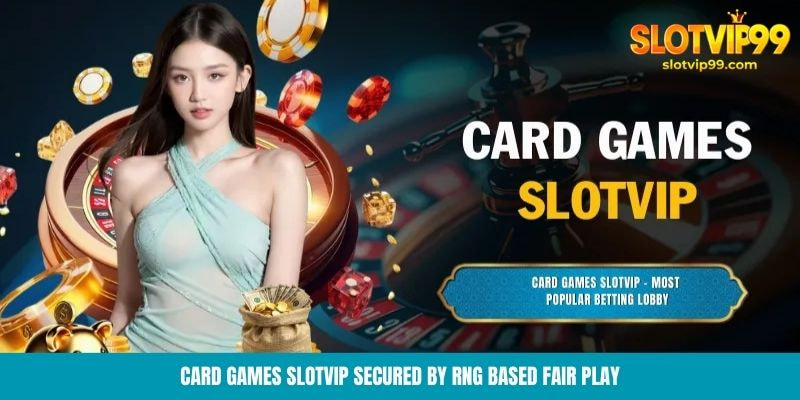 Card Games Slotvip secured by RNG based fair play
