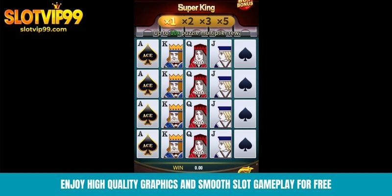 Enjoy high quality graphics and smooth slot gameplay for free