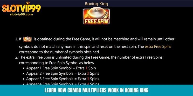 Learn how combo multipliers work in Boxing King