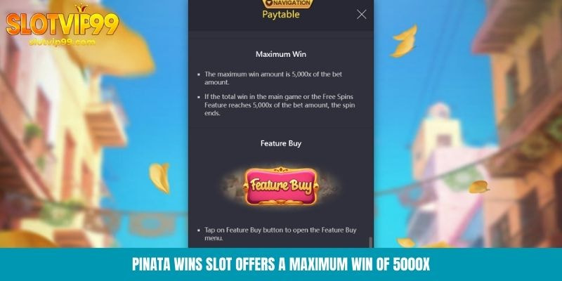 Pinata Wins slot offers a maximum win of 5000x