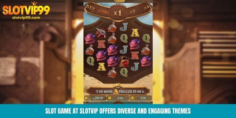 Slot game at Slotvip offers diverse and engaging themes