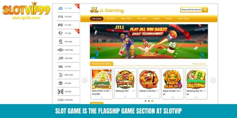 Slot game is the flagship game section at Slotvip