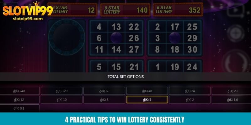4 practical tips to win lottery consistently
