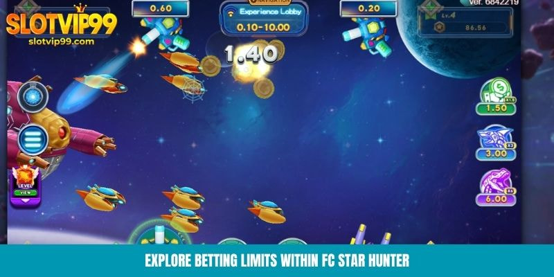Explore betting limits within FC Star Hunter