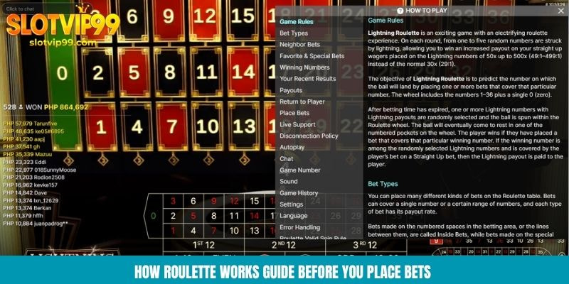 How Roulette works guide before you place bets 