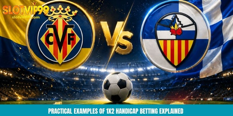 Practical examples of 1x2 handicap betting explained