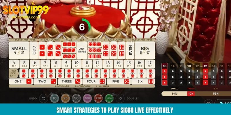 Smart strategies to play sicbo live effectively 