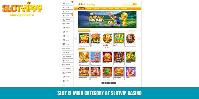 Slotvip Slot is main category at Slotvip casino
